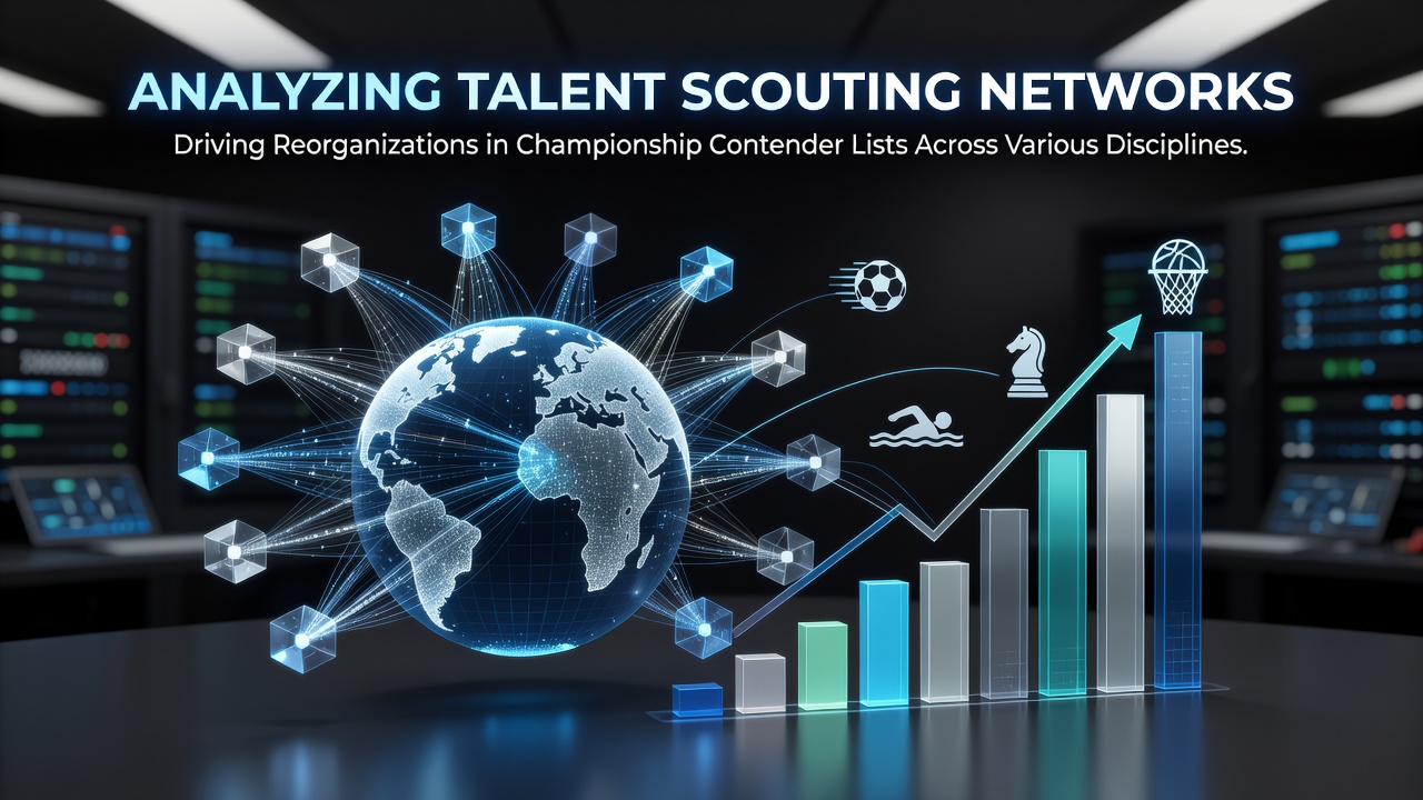 Talent scouting networks analyzing athlete data across multiple sports disciplines
