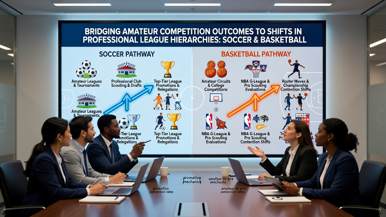 College baseball and youth soccer data influencing professional standings